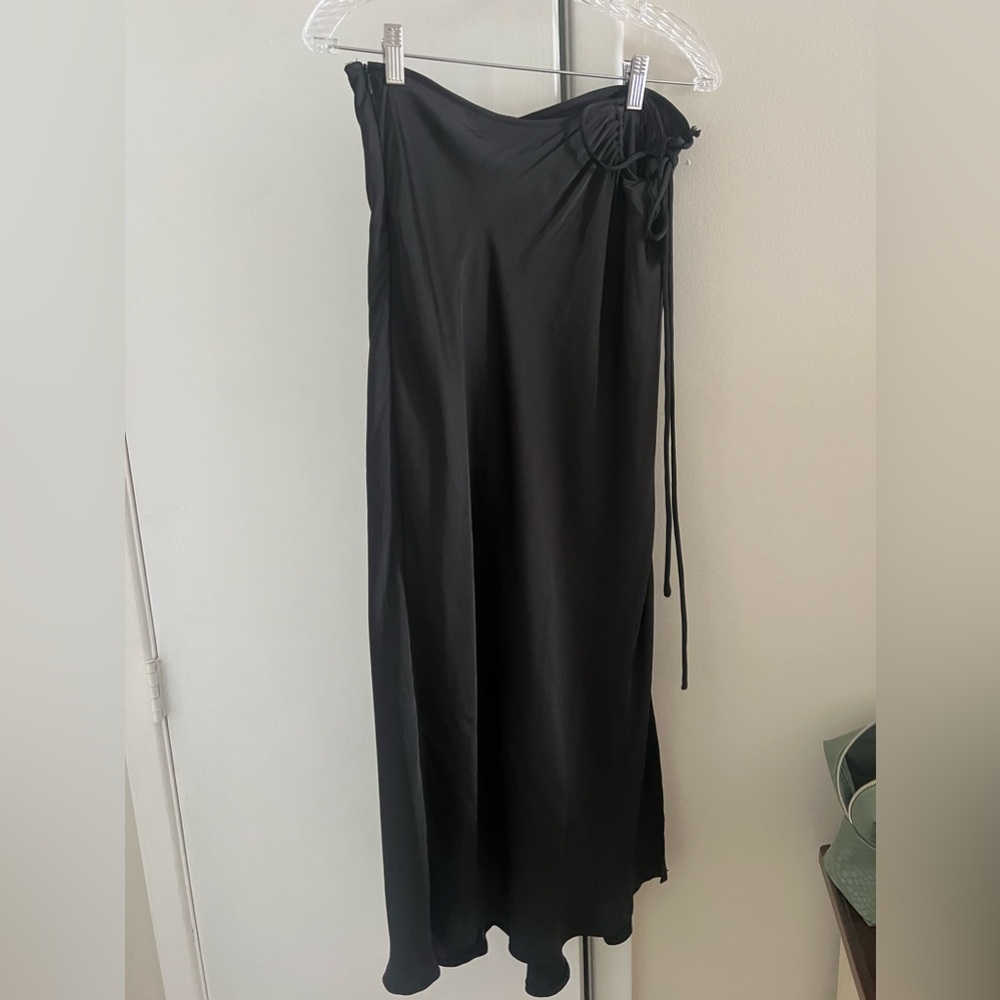 ASTR silk maxi skirt / top SET